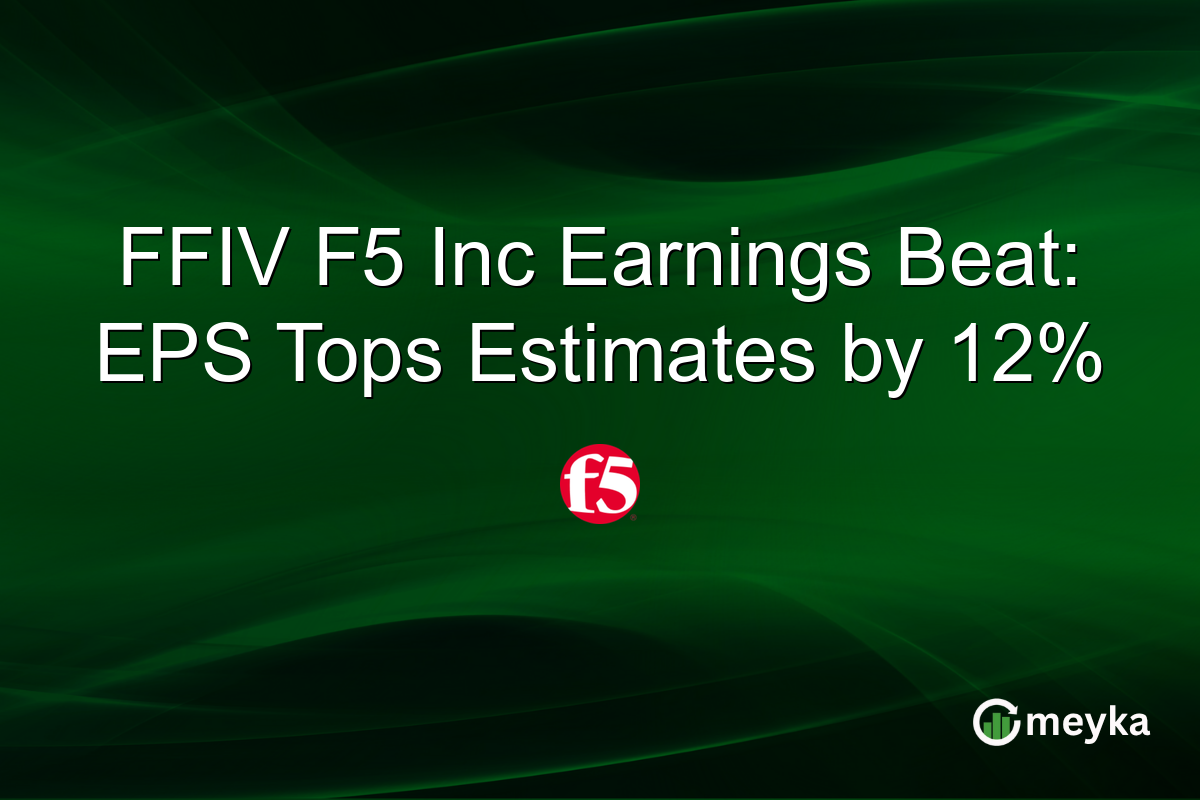 FFIV F5 Inc Earnings Beat: EPS Tops Estimates by 12%