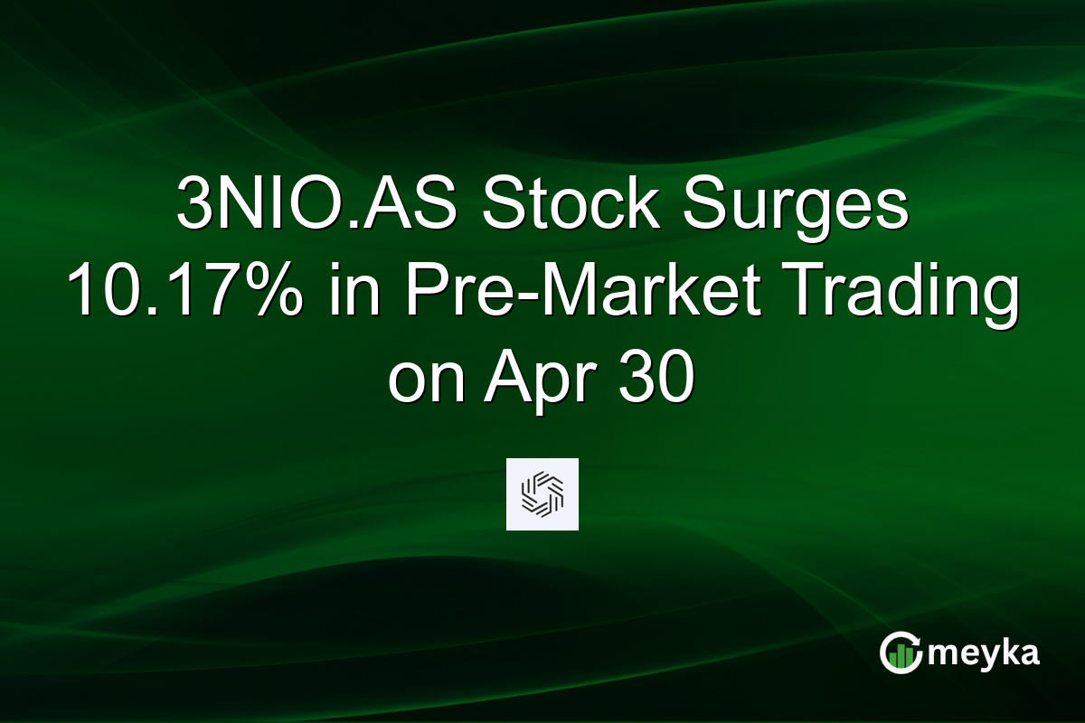 3NIO.AS Stock Surges 10.17% in Pre-Market Trading on Apr 30