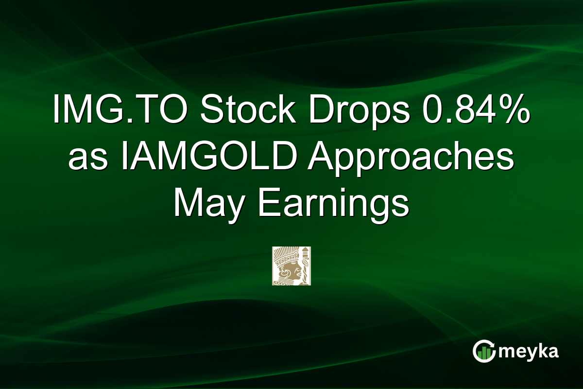 IMG.TO Stock Drops 0.84% as IAMGOLD Approaches May Earnings