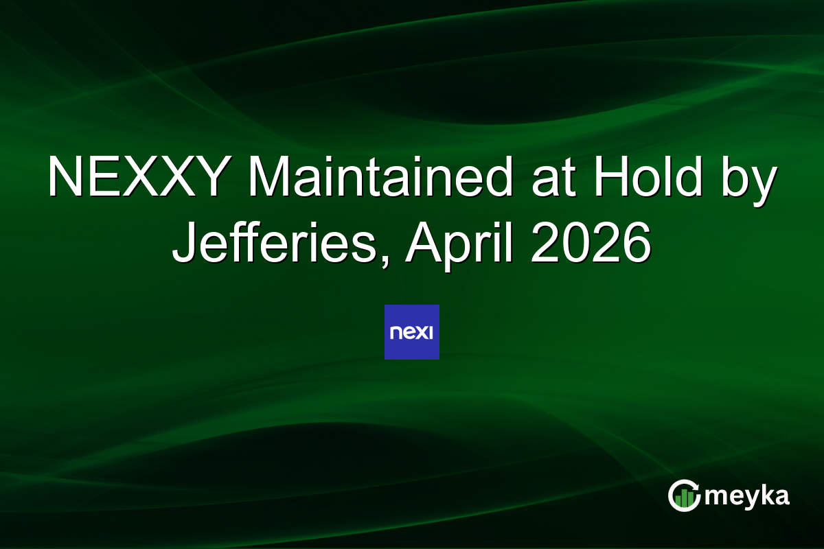 NEXXY Maintained at Hold by Jefferies, April 2026