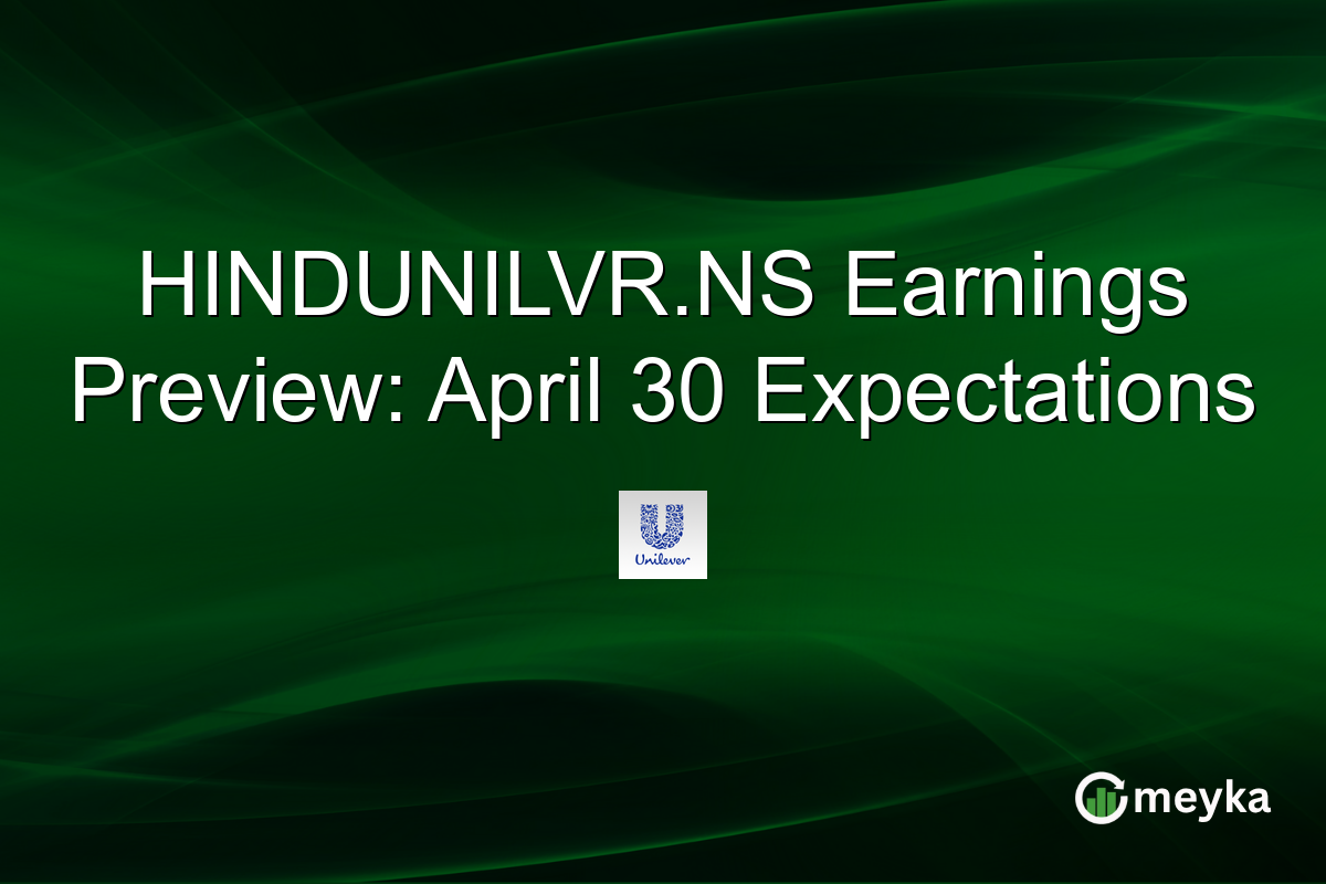 HINDUNILVR.NS Earnings Preview: April 30 Expectations
