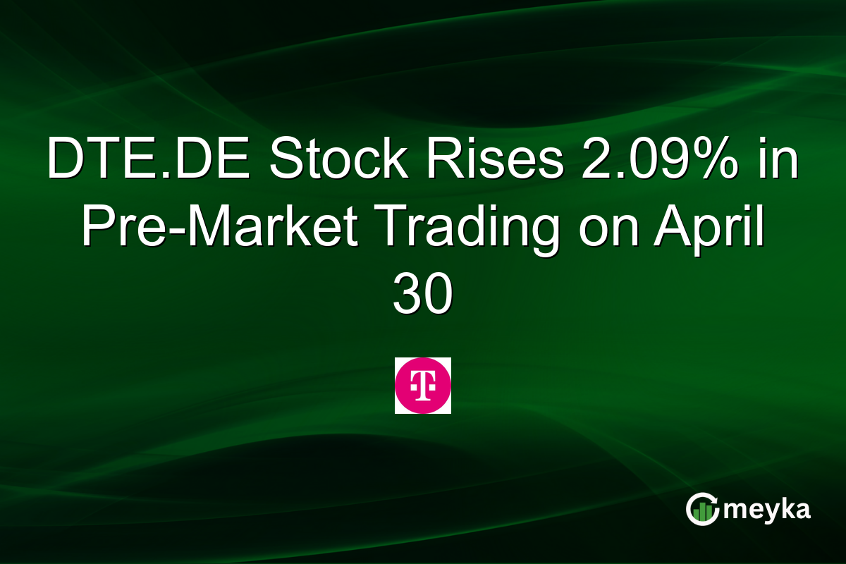 DTE.DE Stock Rises 2.09% in Pre-Market Trading on April 30