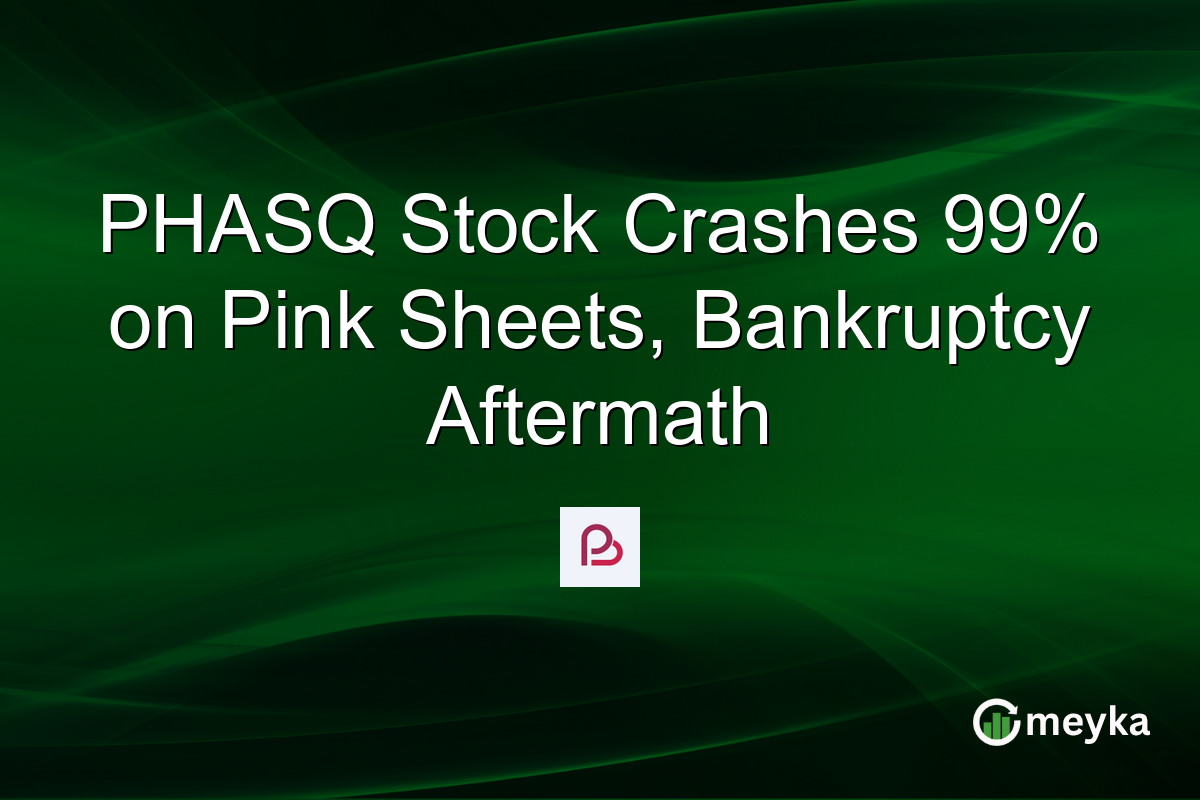 PHASQ Stock Crashes 99% on Pink Sheets, Bankruptcy Aftermath