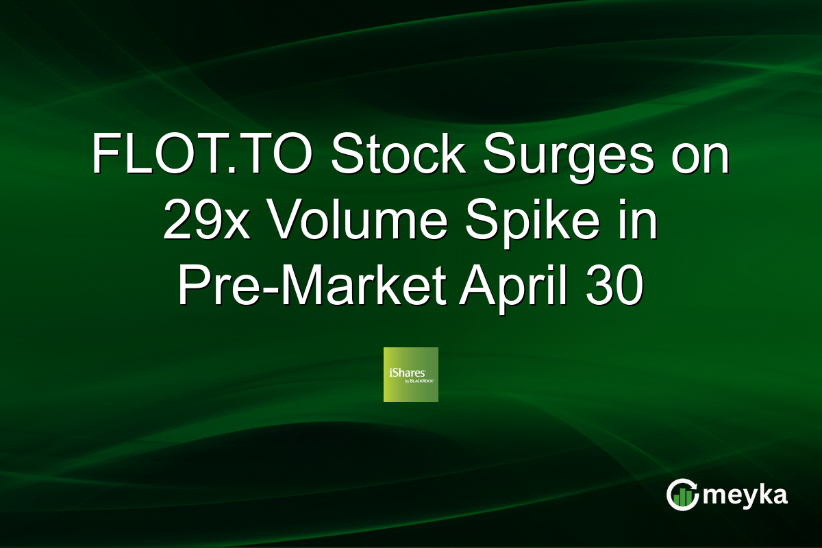 FLOT.TO Stock Surges on 29x Volume Spike in Pre-Market April 30