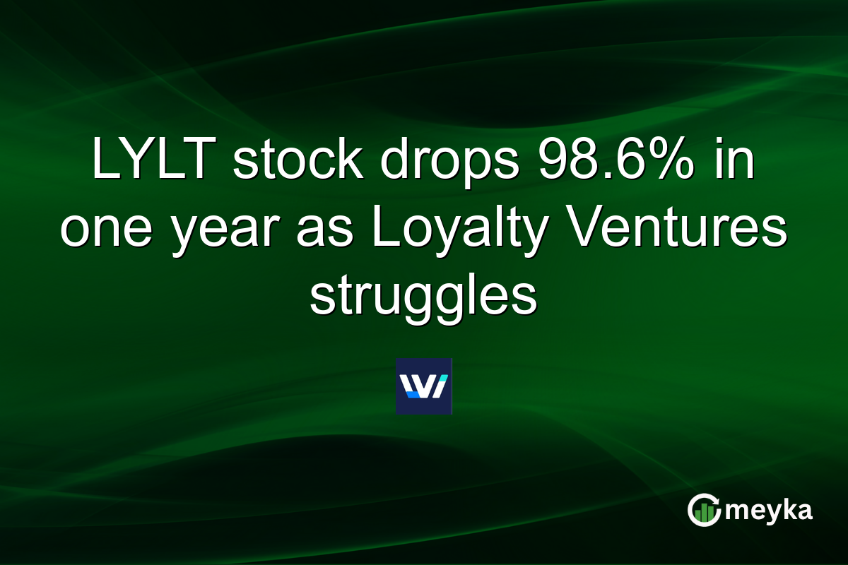 LYLT stock drops 98.6% in one year as Loyalty Ventures struggles