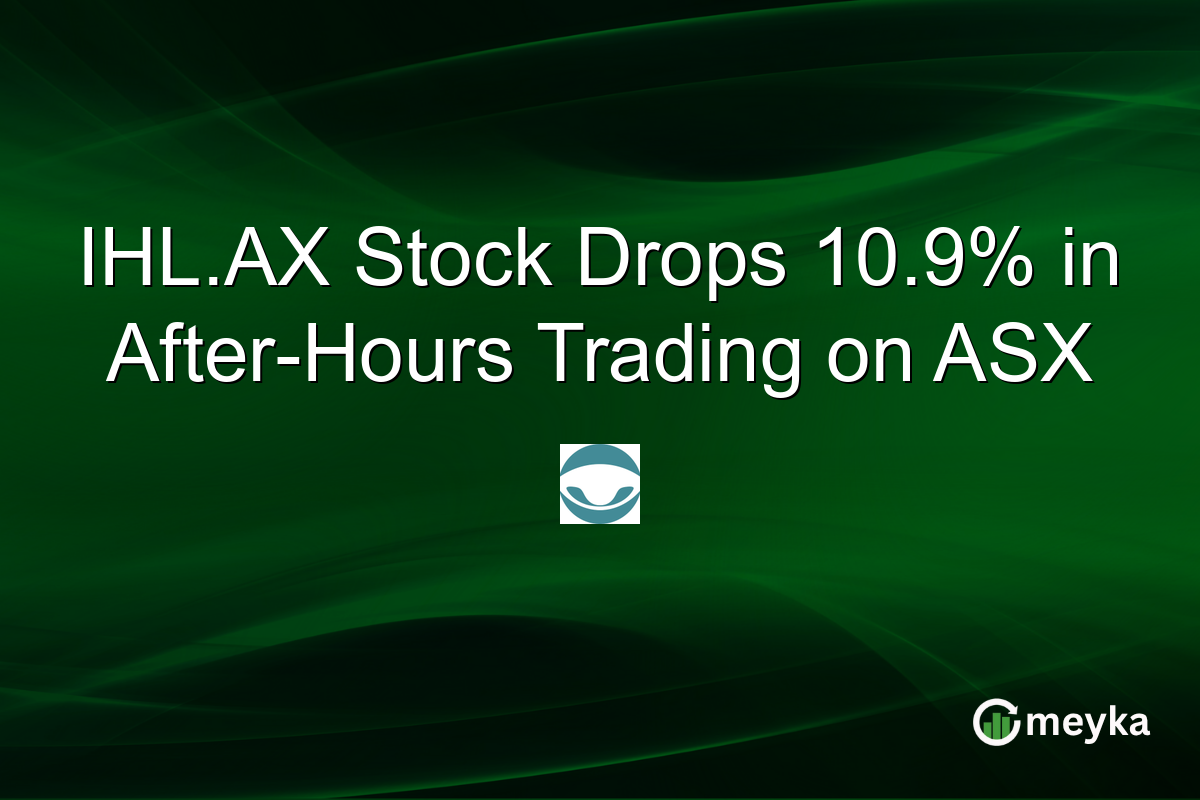 IHL.AX Stock Drops 10.9% in After-Hours Trading on ASX
