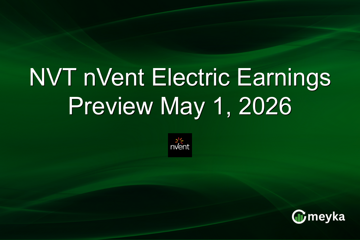 NVT nVent Electric Earnings Preview May 1, 2026