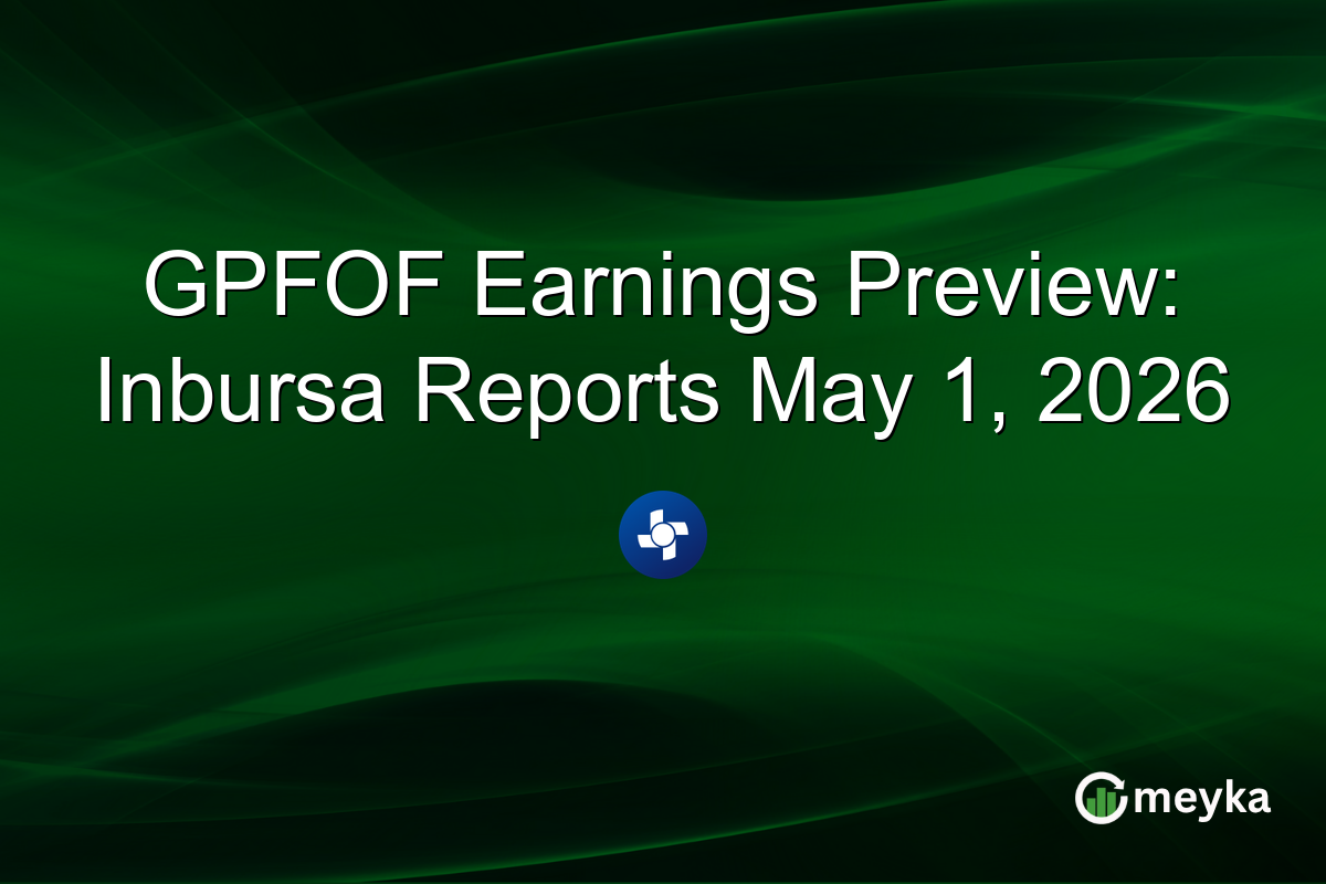 GPFOF Earnings Preview: Inbursa Reports May 1, 2026