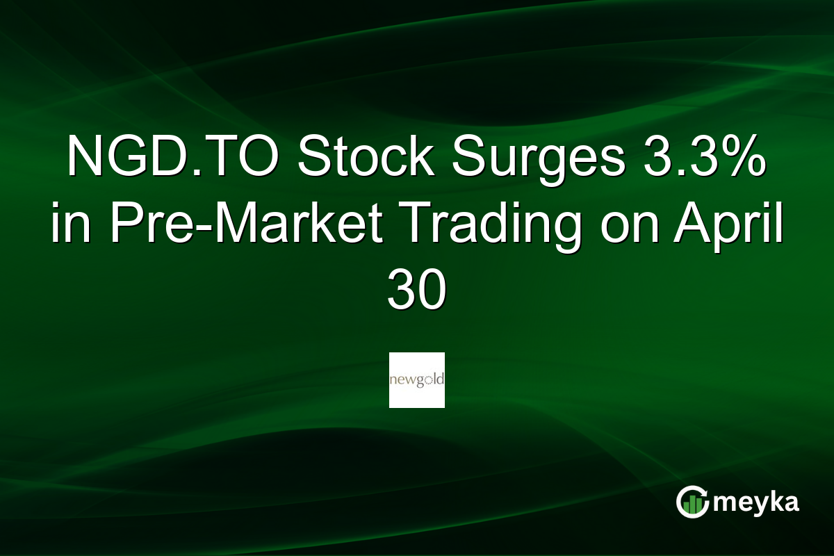 NGD.TO Stock Surges 3.3% in Pre-Market Trading on April 30