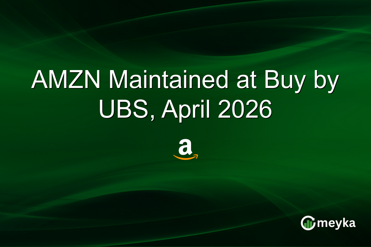 AMZN Maintained at Buy by UBS, April 2026