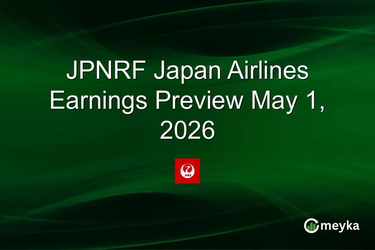 JPNRF Japan Airlines Earnings Preview May 1, 2026