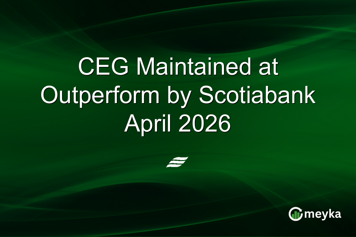 CEG Maintained at Outperform by Scotiabank April 2026