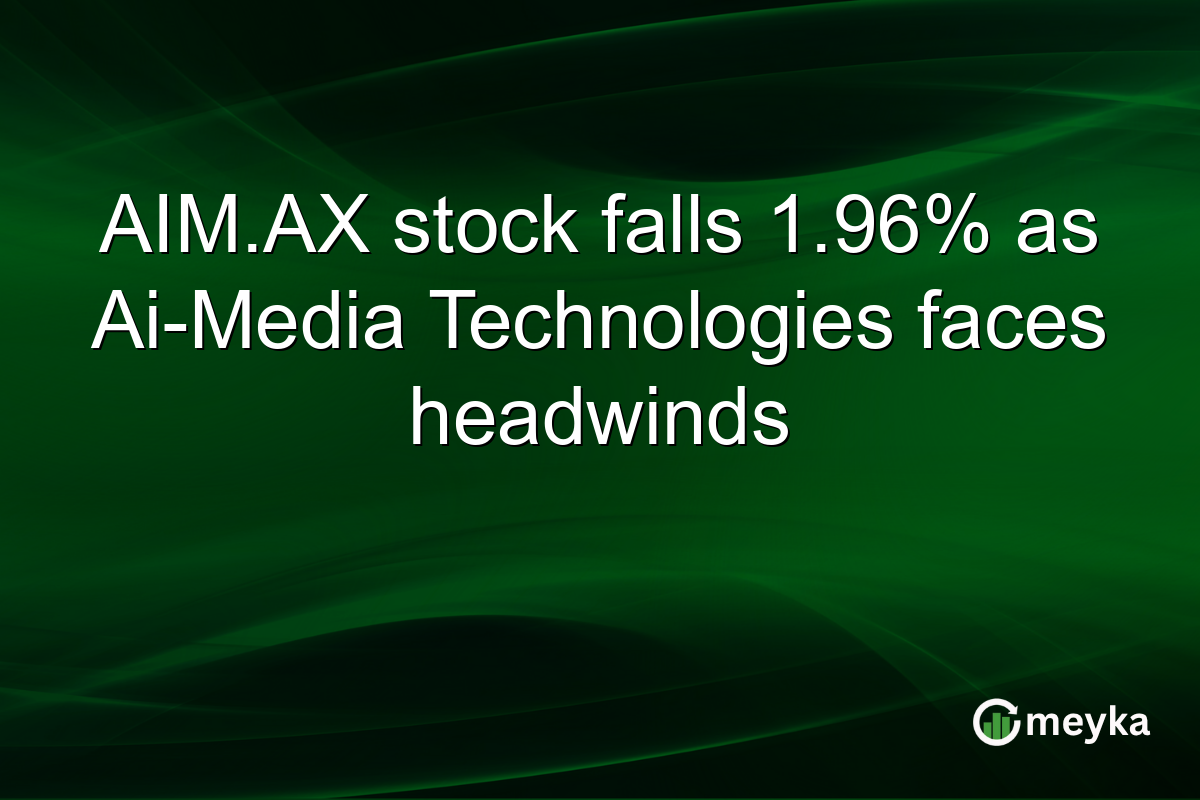 AIM.AX stock falls 1.96% as Ai-Media Technologies faces headwinds