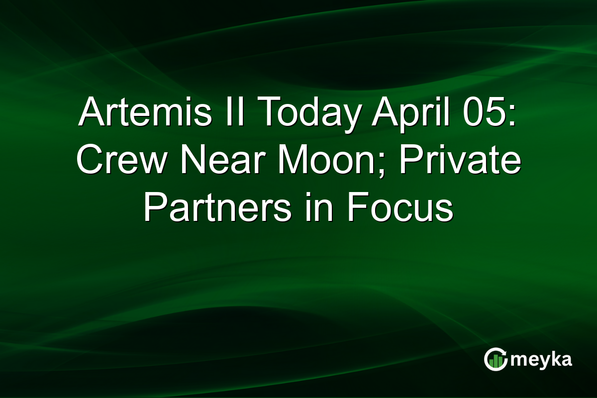 Artemis II Today April 05: Crew Near Moon; Private Partners in Focus