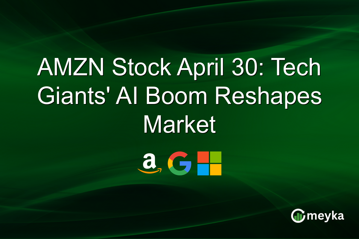 AMZN Stock April 30: Tech Giants’ AI Boom Reshapes Market