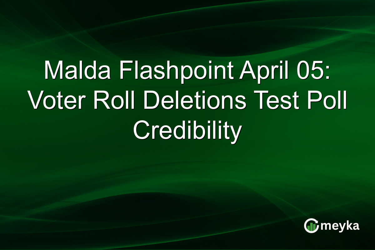 Malda Flashpoint April 05: Voter Roll Deletions Test Poll Credibility