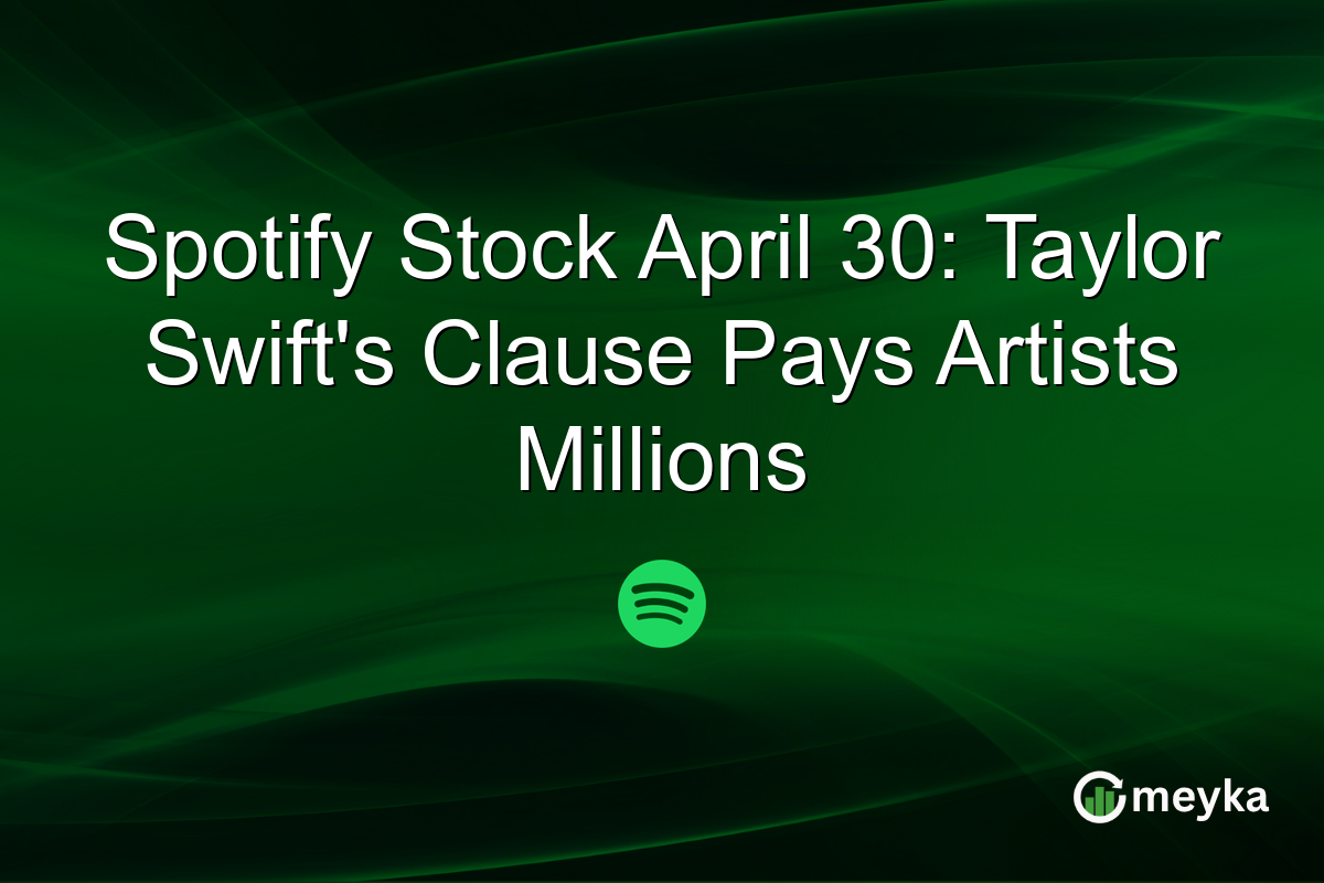 Spotify Stock April 30: Taylor Swift’s Clause Pays Artists Millions