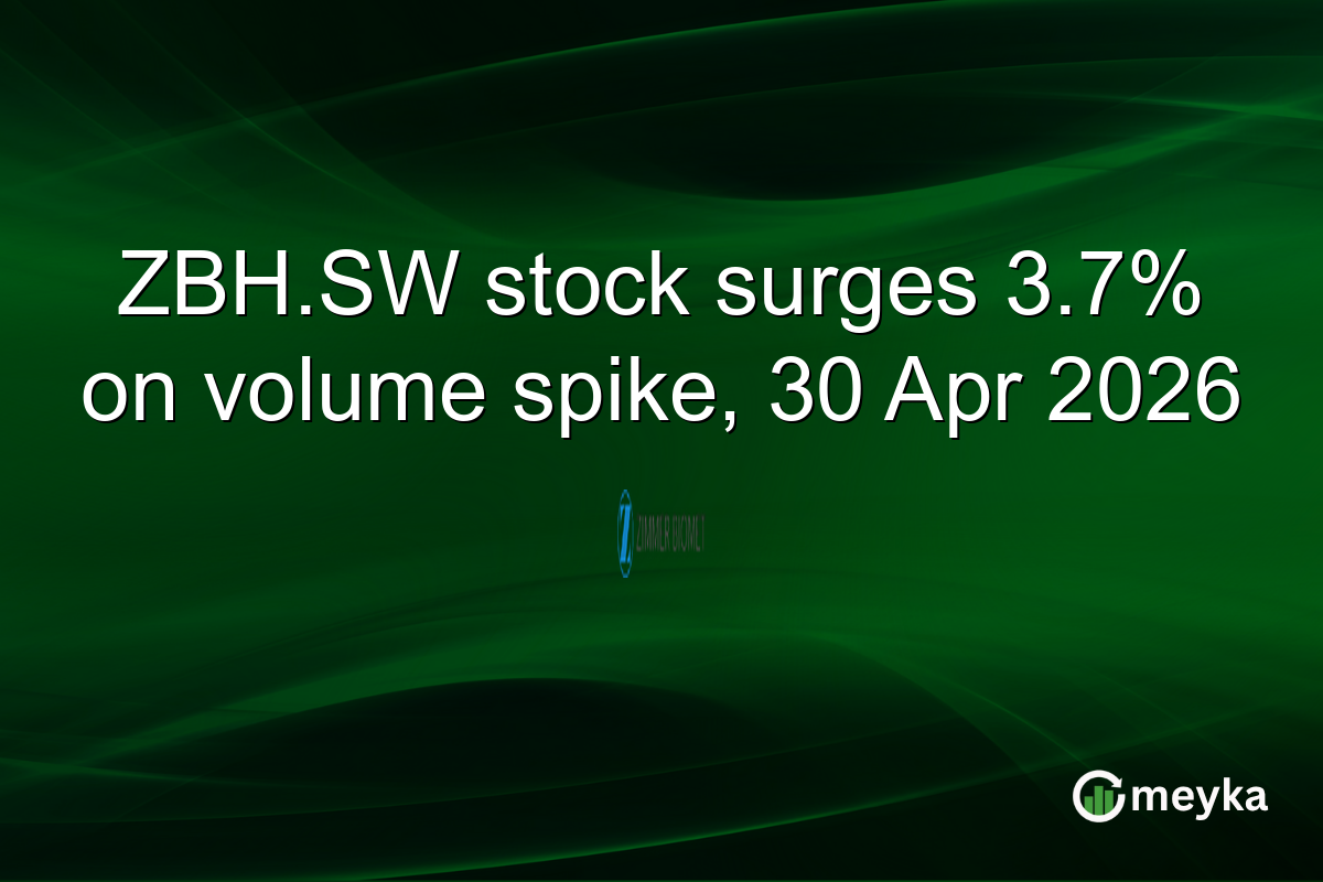 ZBH.SW stock surges 3.7% on volume spike, 30 Apr 2026
