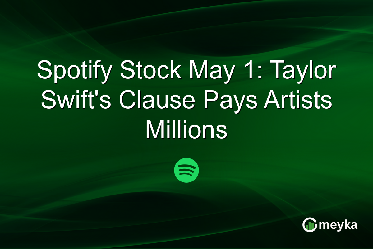 Spotify Stock May 1: Taylor Swift’s Clause Pays Artists Millions