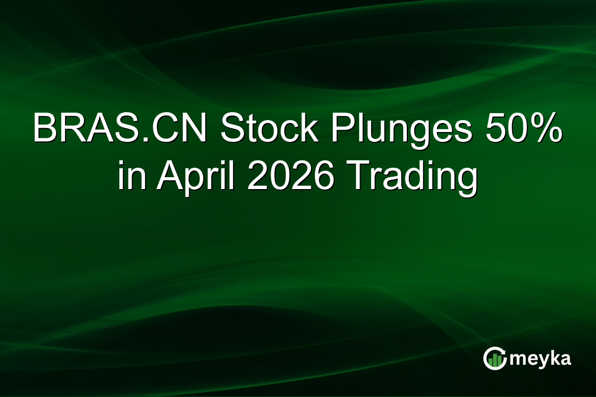 BRAS.CN Stock Plunges 50% in April 2026 Trading