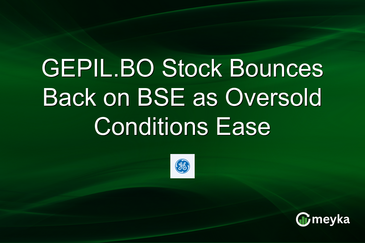 GEPIL.BO Stock Bounces Back on BSE as Oversold Conditions Ease