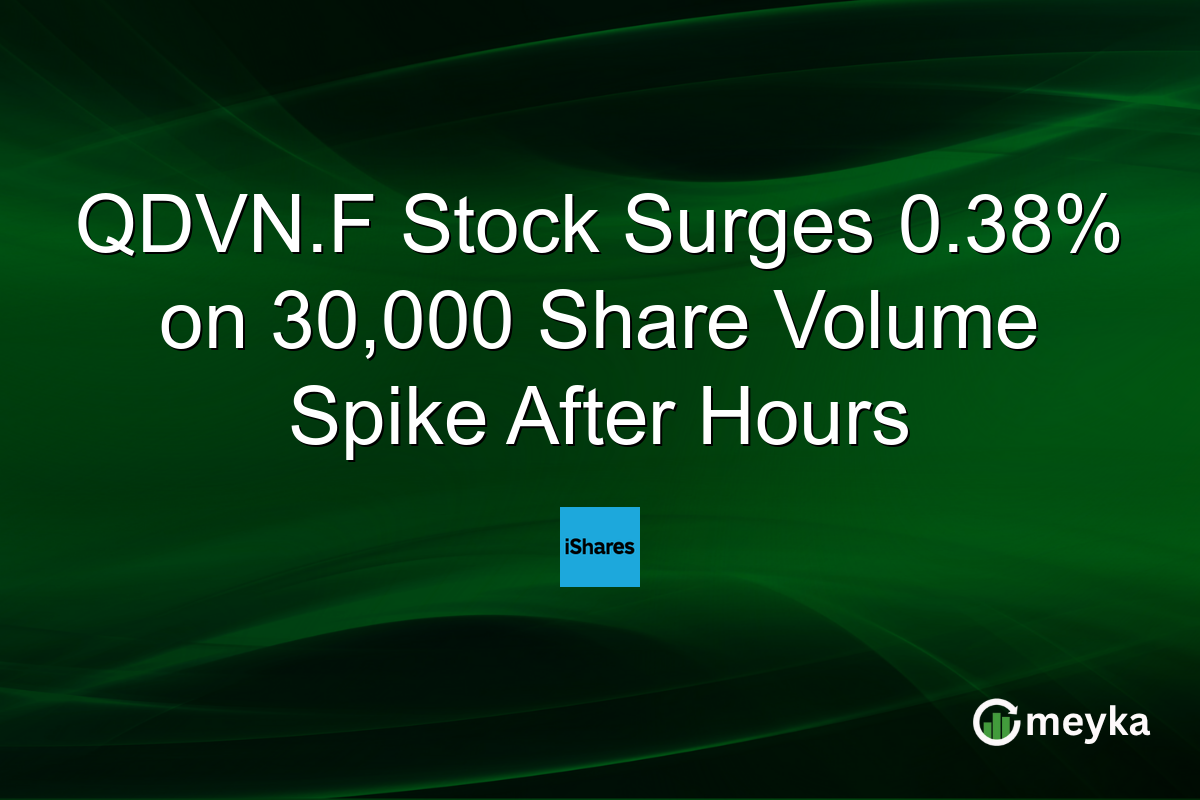 QDVN.F Stock Surges 0.38% on 30,000 Share Volume Spike After Hours