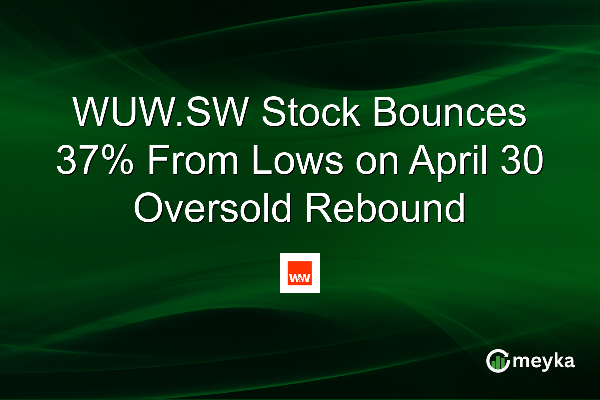 WUW.SW Stock Bounces 37% From Lows on April 30 Oversold Rebound