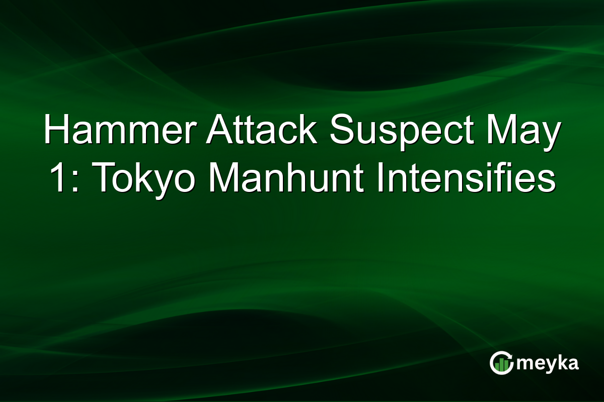 Hammer Attack Suspect May 1: Tokyo Manhunt Intensifies