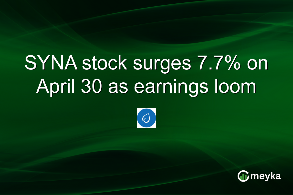 SYNA stock surges 7.7% on April 30 as earnings loom
