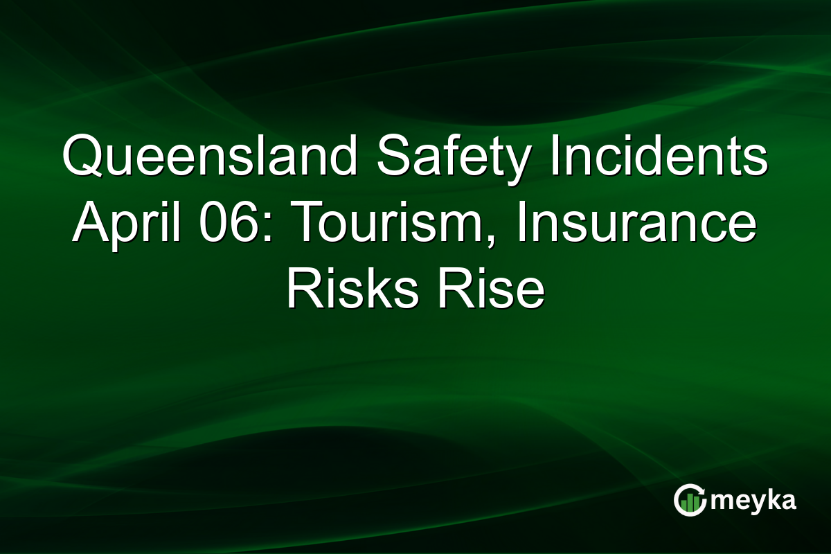 Queensland Safety Incidents April 06: Tourism, Insurance Risks Rise