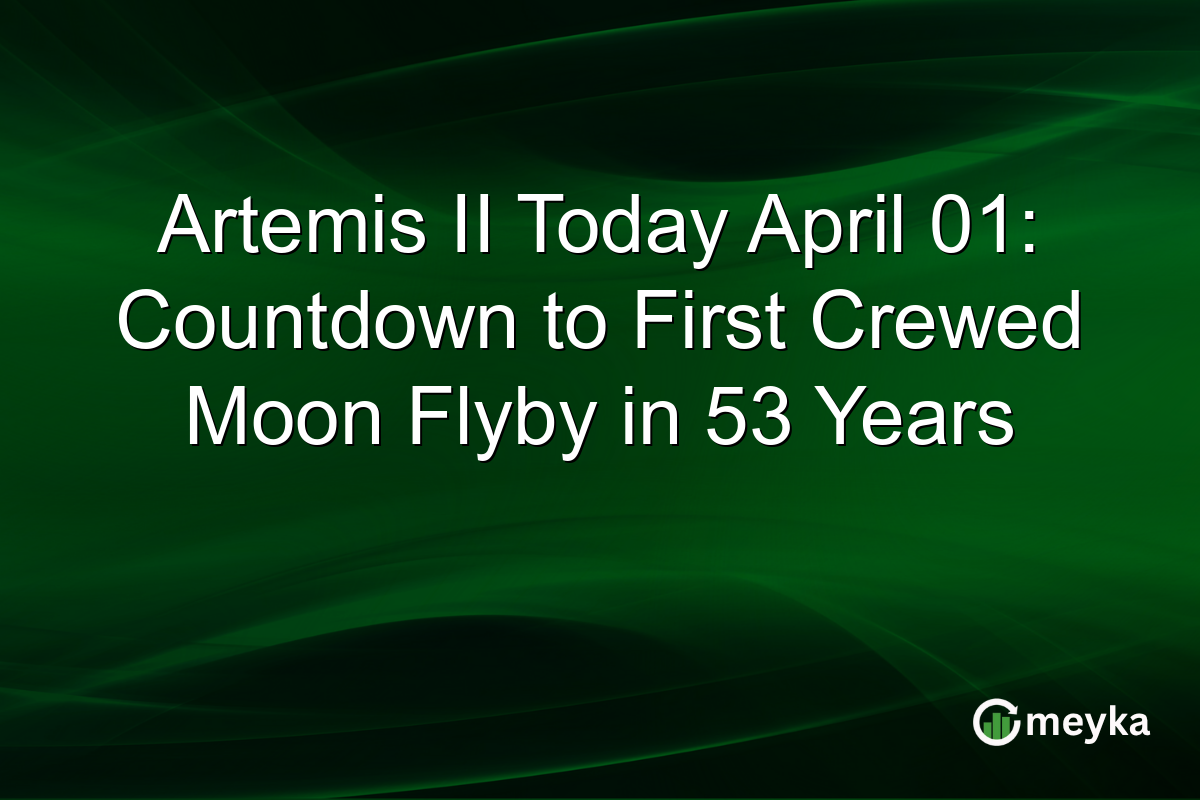 Artemis II Today April 01: Countdown to First Crewed Moon Flyby in 53 Years
