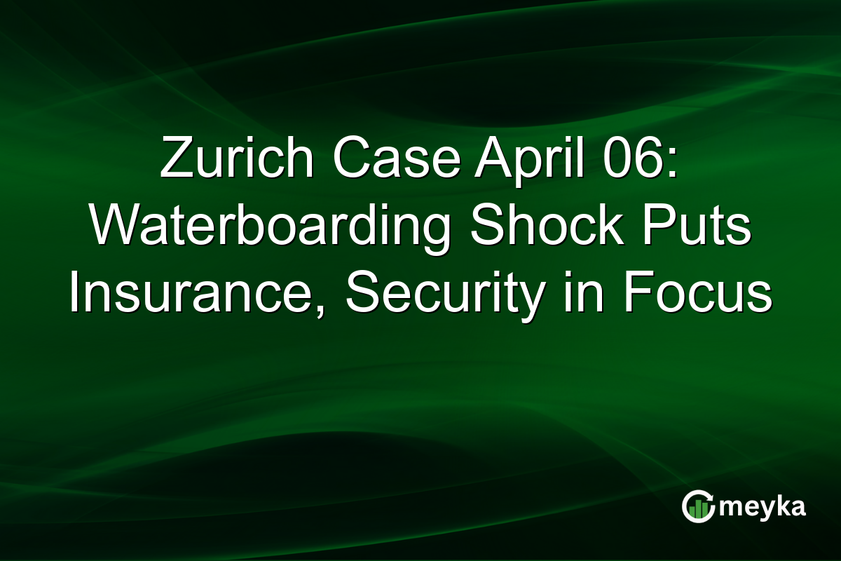 Zurich Case April 06: Waterboarding Shock Puts Insurance, Security in Focus