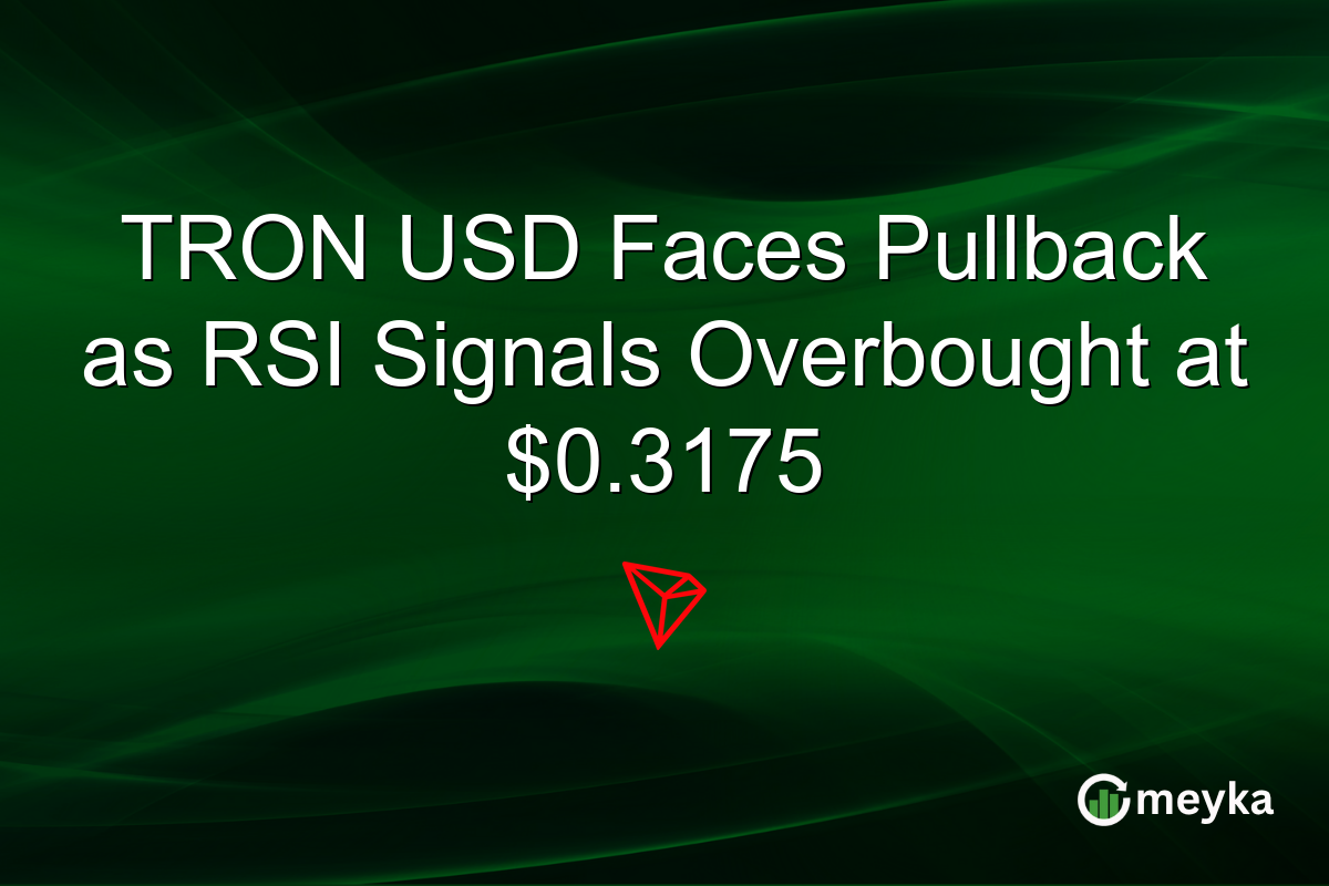 TRON USD Faces Pullback as RSI Signals Overbought at $0.3175