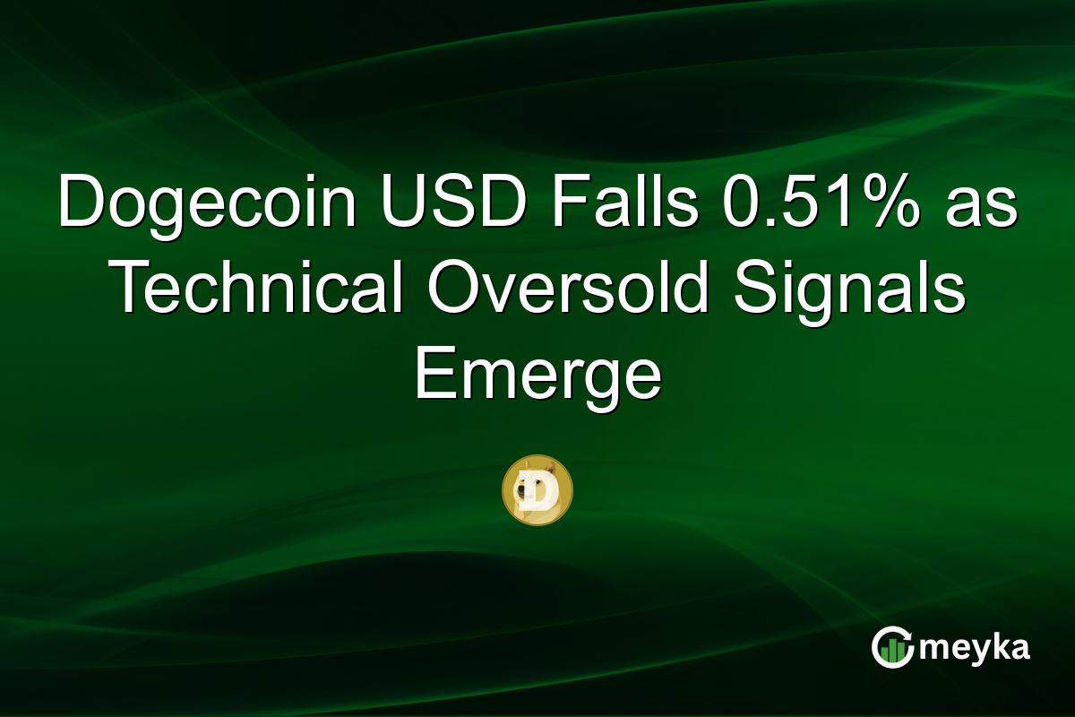 Dogecoin USD Falls 0.51% as Technical Oversold Signals Emerge