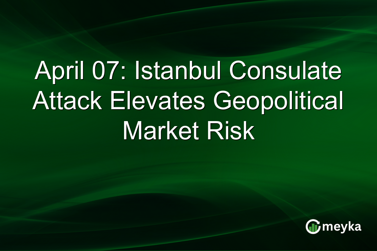 April 07: Istanbul Consulate Attack Elevates Geopolitical Market Risk