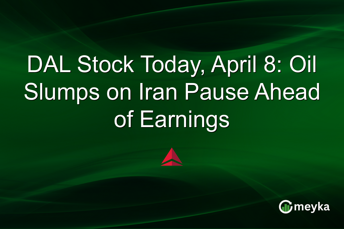 DAL Stock Today, April 8: Oil Slumps on Iran Pause Ahead of Earnings