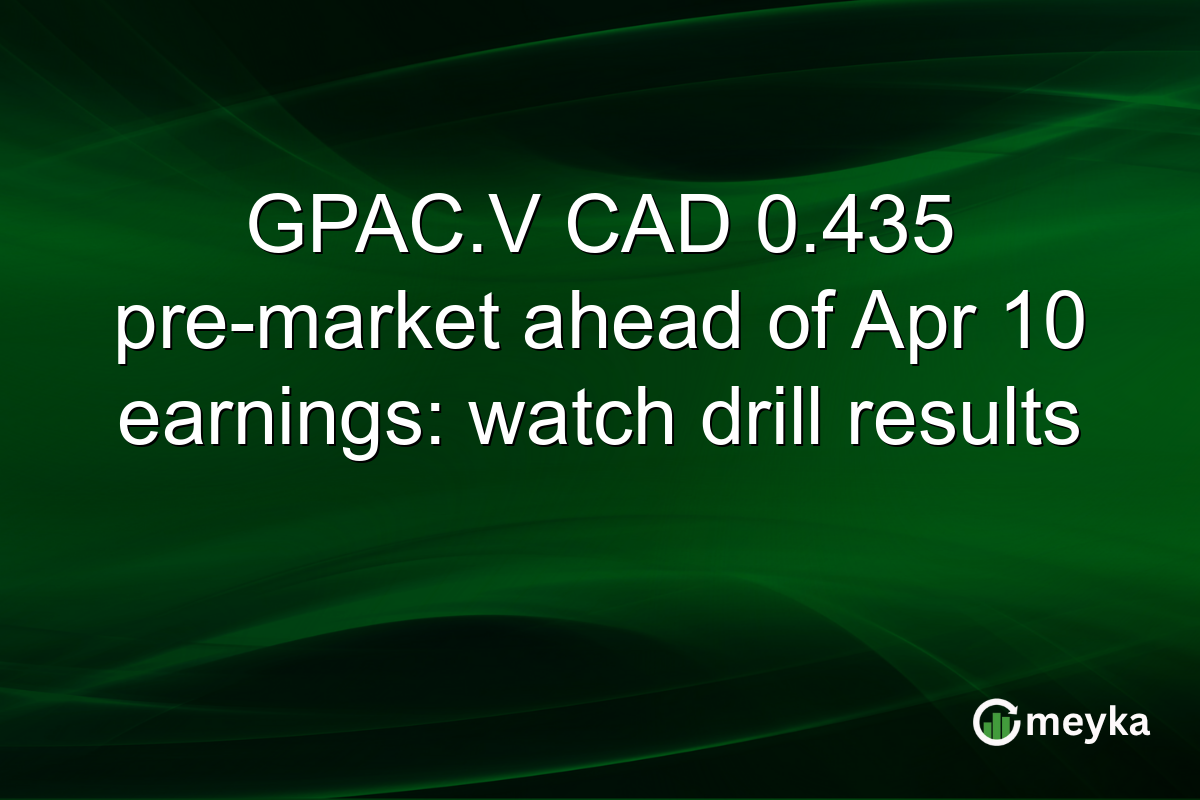 GPAC.V CAD 0.435 pre-market ahead of Apr 10 earnings: watch drill results