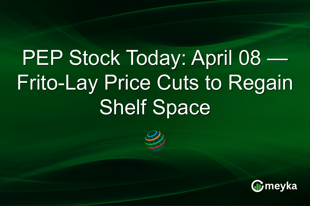 PEP Stock Today: April 08 — Frito-Lay Price Cuts to Regain Shelf Space