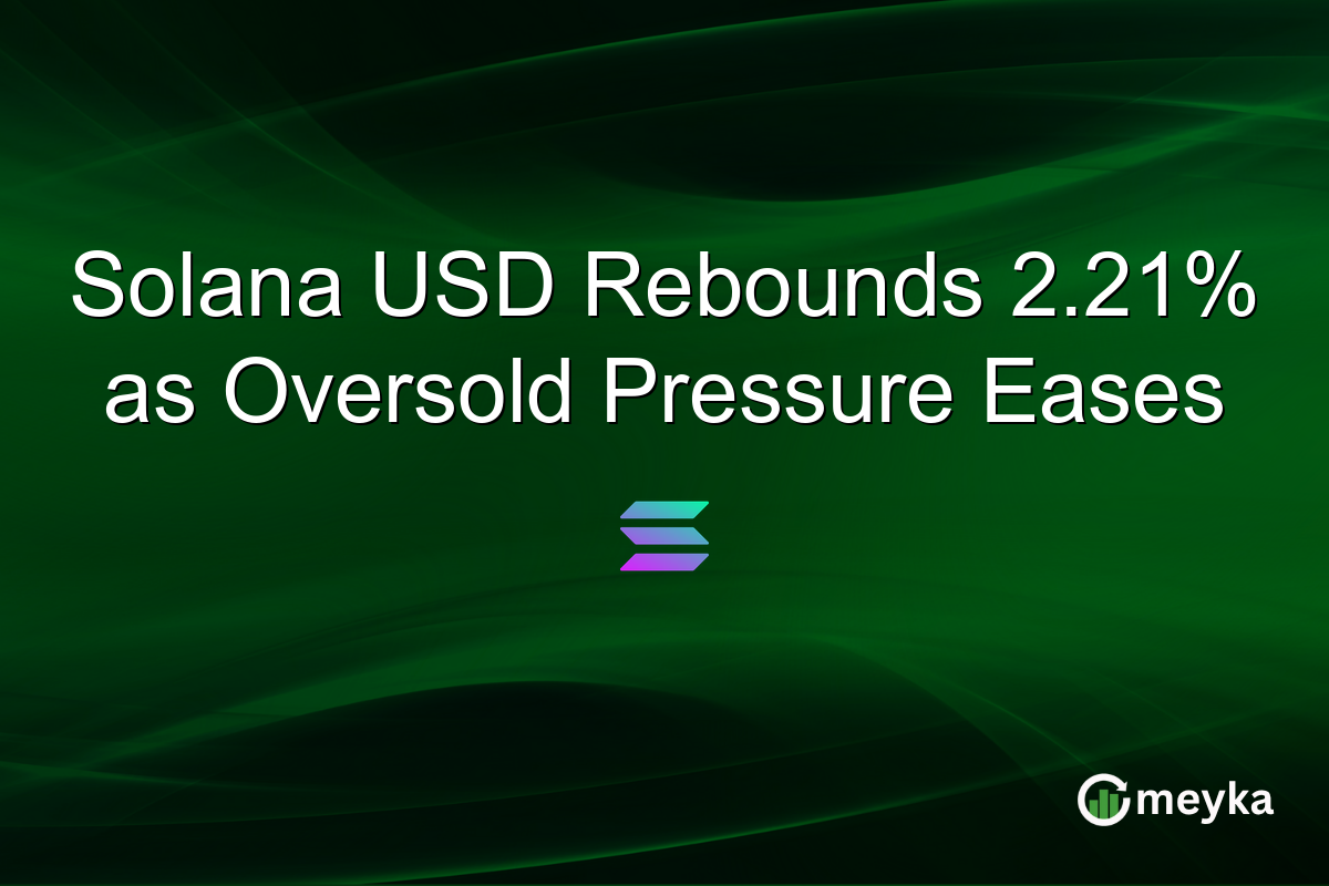Solana USD recovers 2.21% as oversold pressure eases