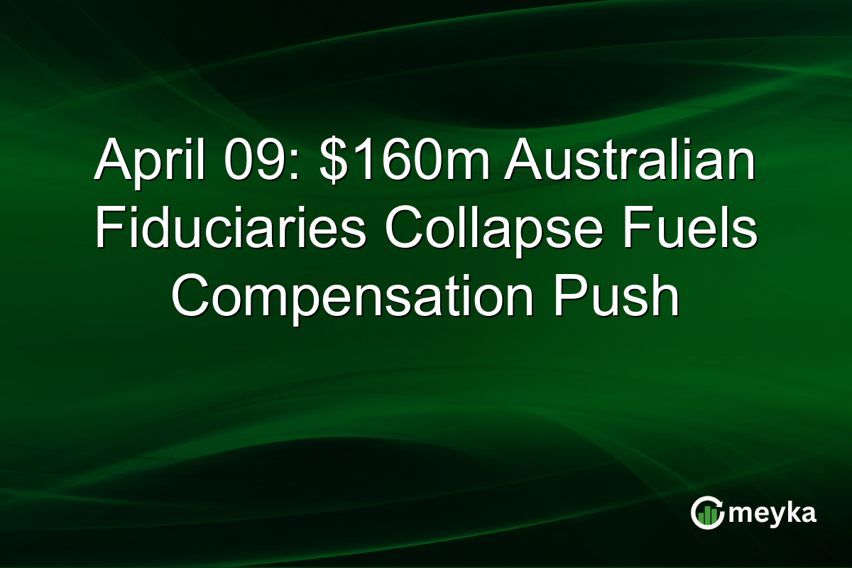 April 09: $160m Australian Fiduciaries Collapse Fuels Compensation Push