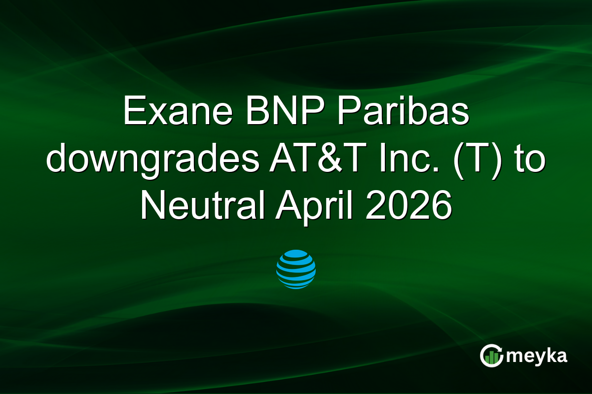 Exane BNP Paribas downgrades AT&T Inc. (T) to Neutral April 2026
