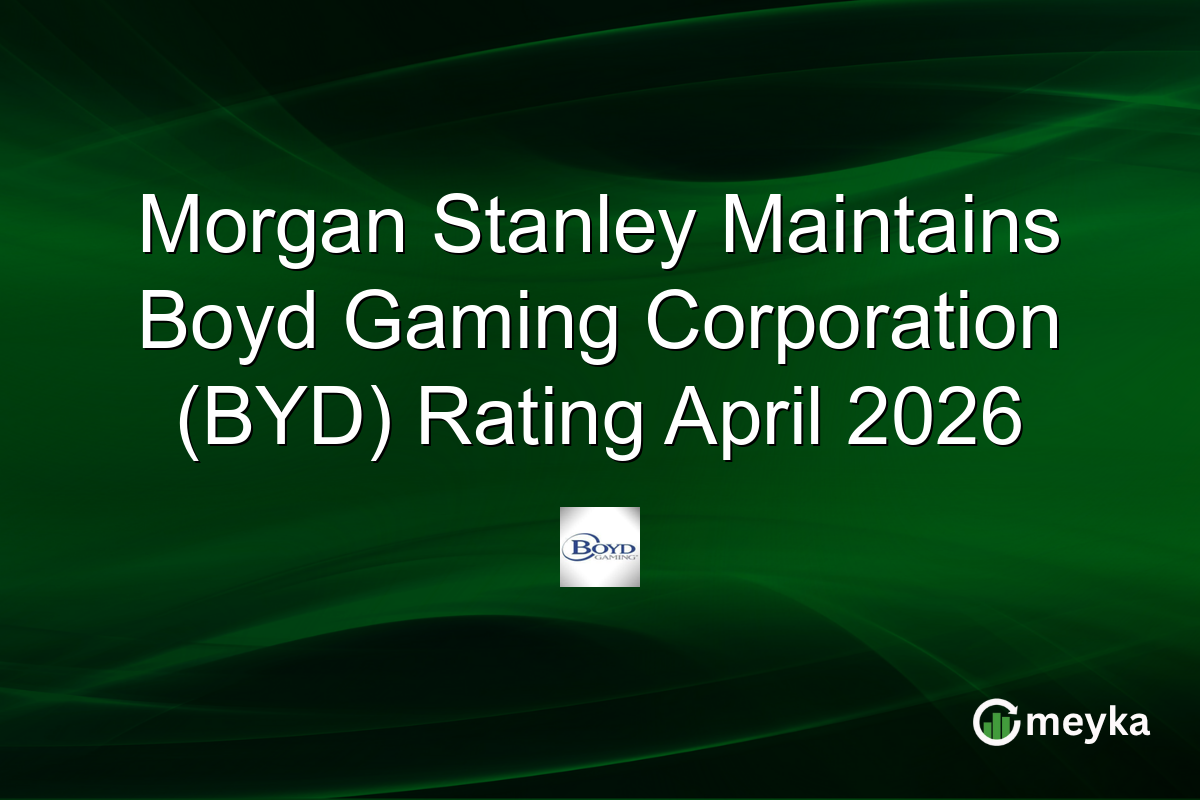 Morgan Stanley Maintains Boyd Gaming Corporation (BYD) Rating April 2026