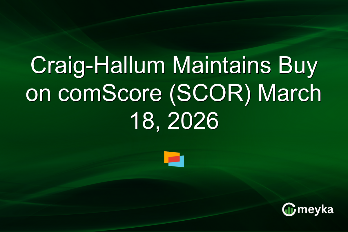 Craig-Hallum Maintains Buy on comScore (SCOR) March 18, 2026