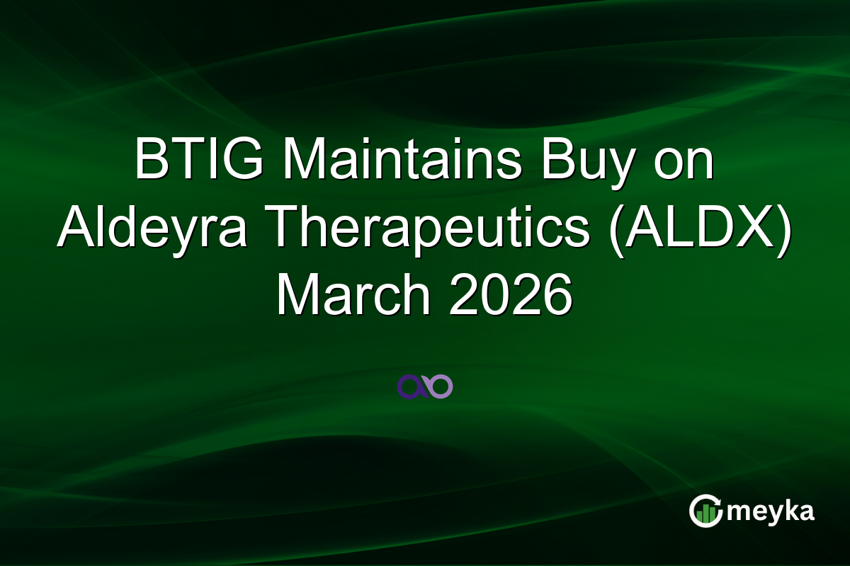 BTIG Maintains Buy on Aldeyra Therapeutics (ALDX) March 2026