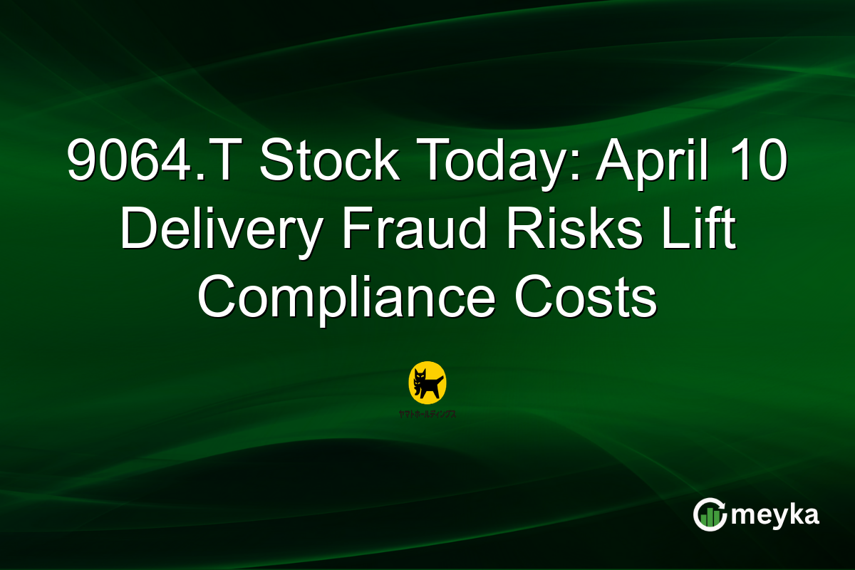 9064.T Stock Today: April 10 Delivery Fraud Risks Lift Compliance Costs