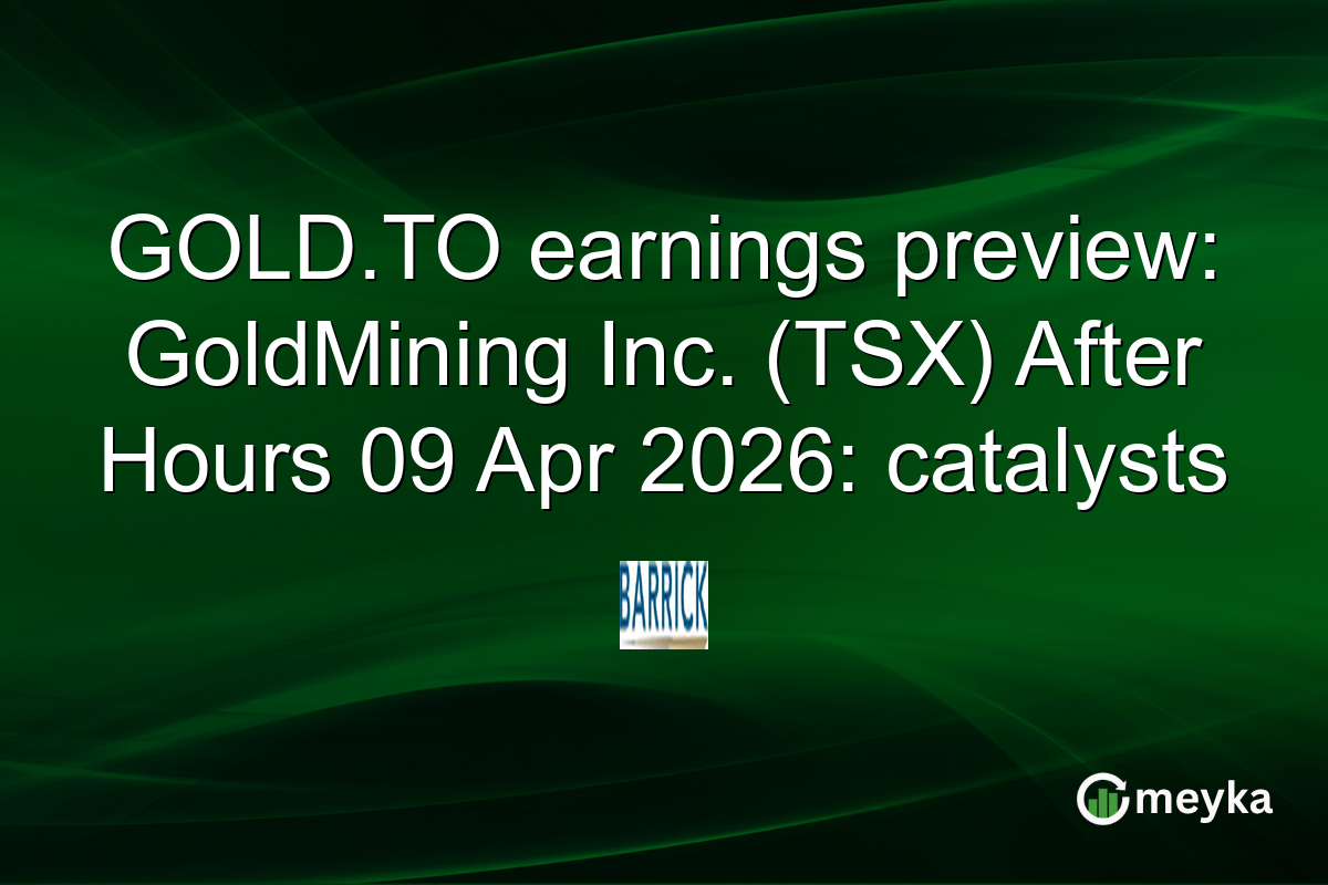 GOLD.TO earnings preview: GoldMining Inc. (TSX) After Hours 09 Apr 2026: catalysts
