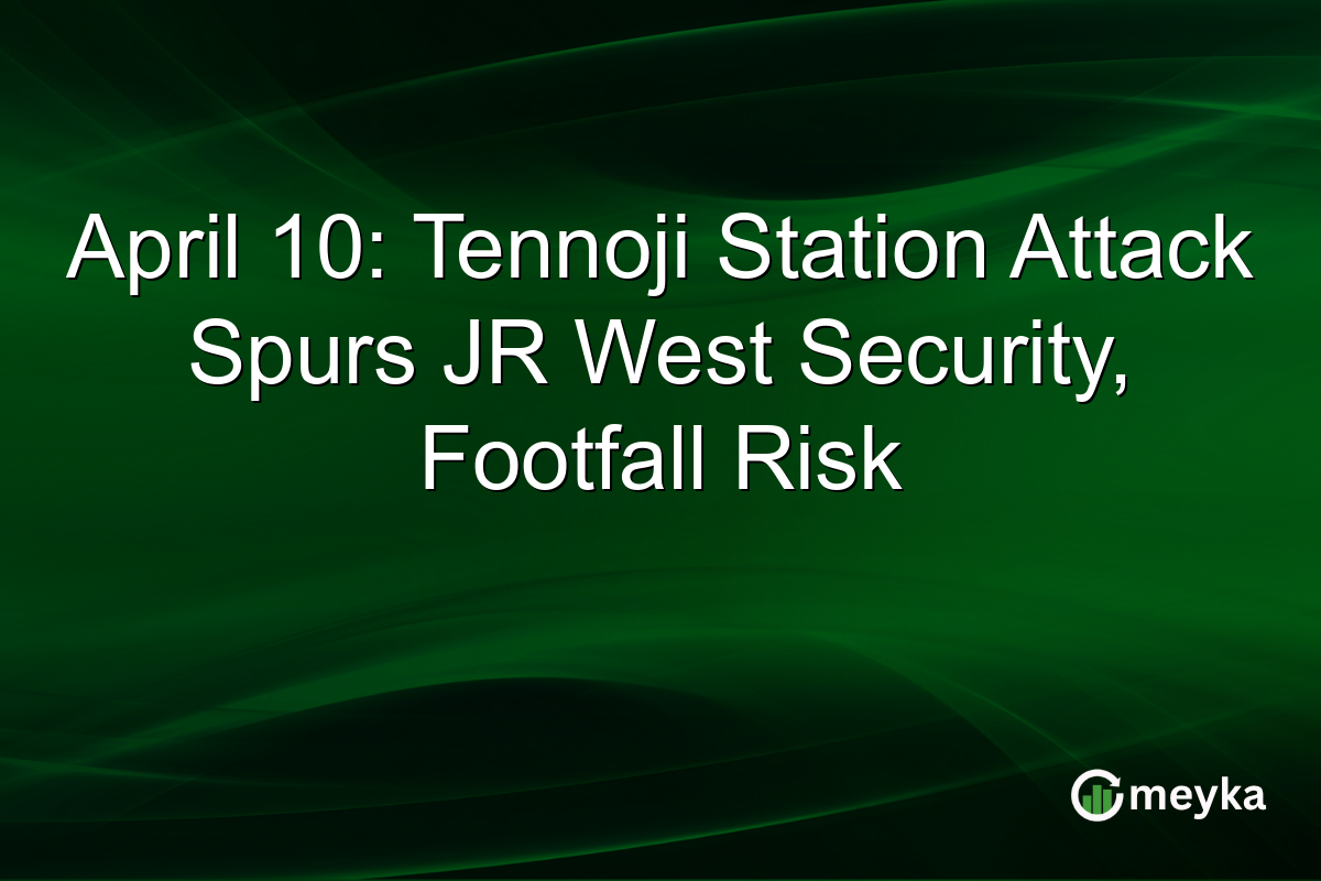 April 10: Tennoji Station Attack Spurs JR West Security, Footfall Risk