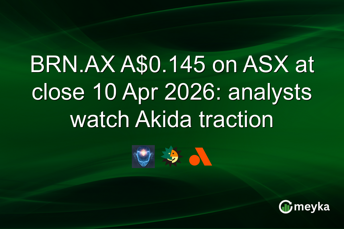 BRN.AX A$0.145 on ASX at close 10 Apr 2026: analysts watch Akida traction