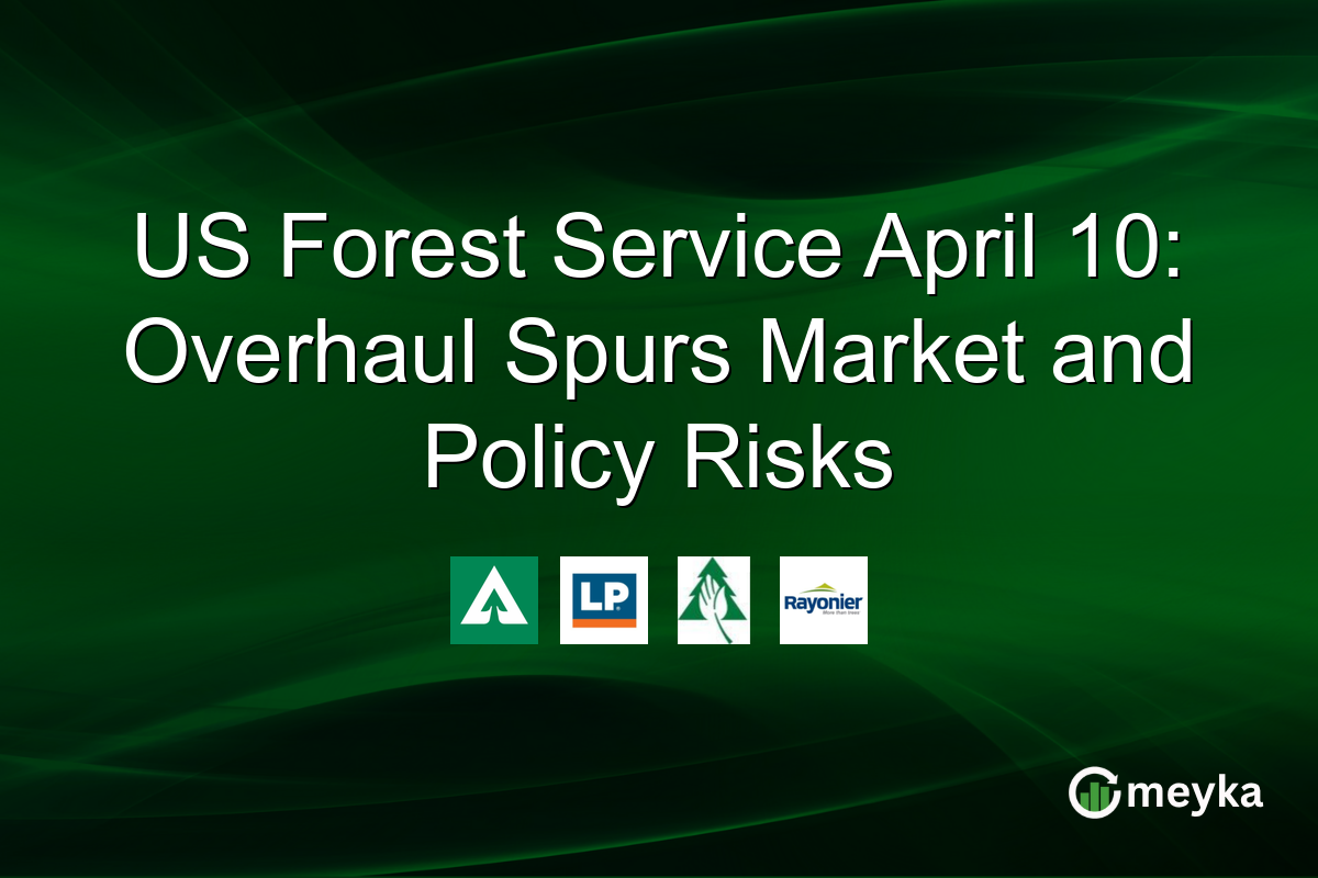 US Forest Service April 10: Overhaul Spurs Market and Policy Risks