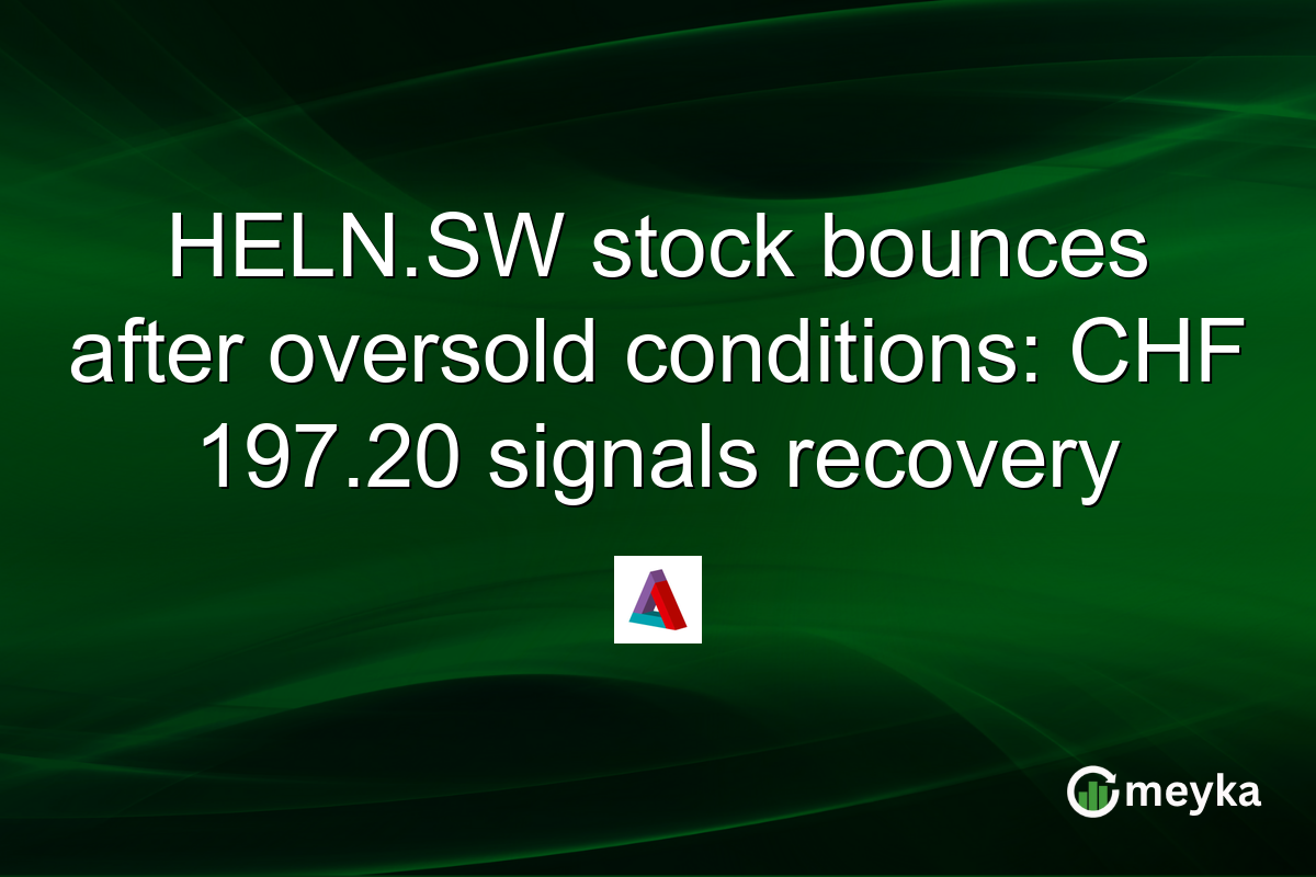 HELN.SW stock bounces after oversold conditions: CHF 197.20 signals recovery